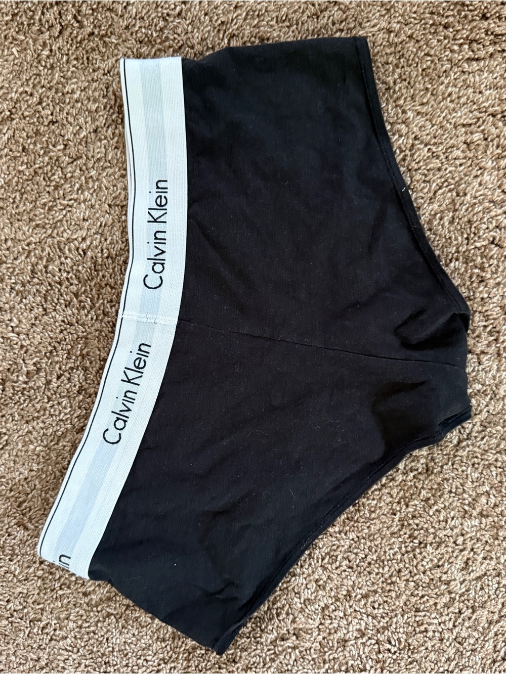 Calvin Klein Black Logo Waistband Shorts